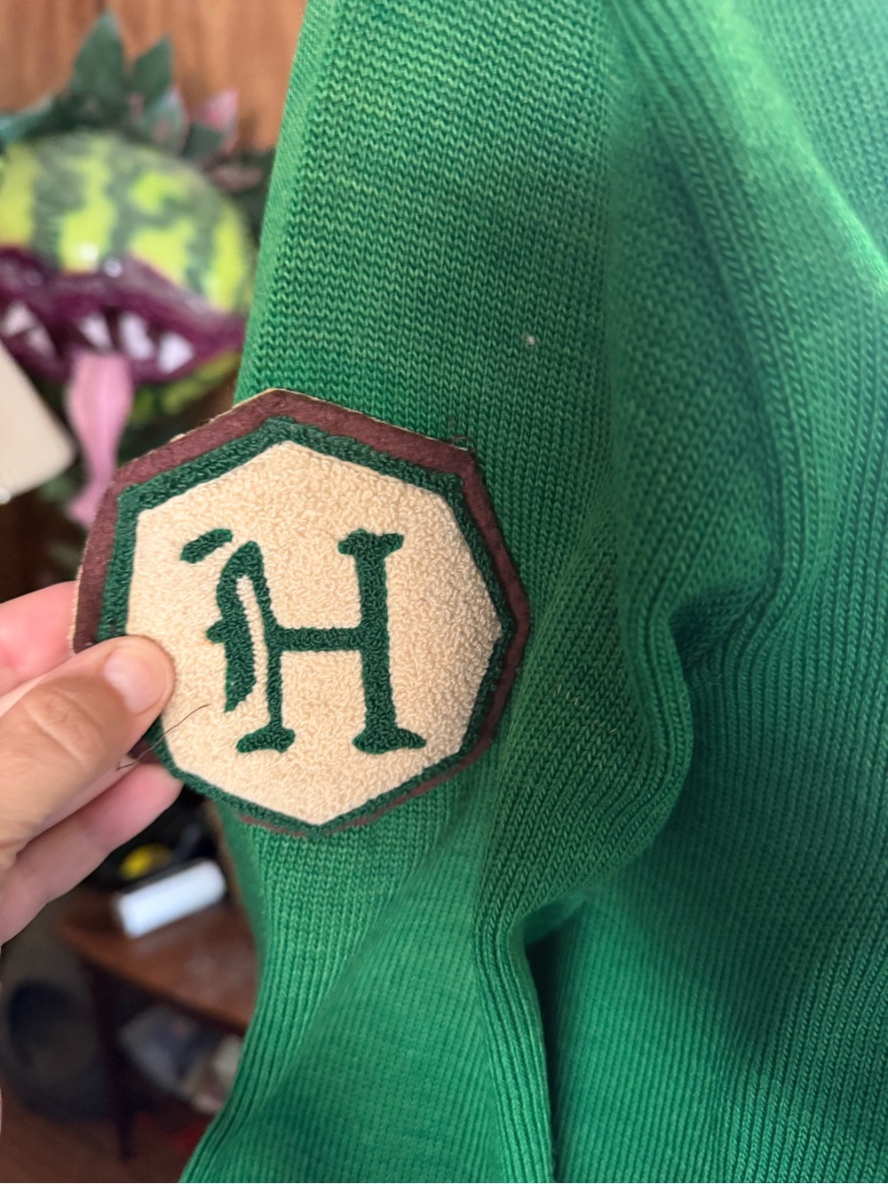 Vintage Wool Letterman-Style Sweater - Picture 8 of 10